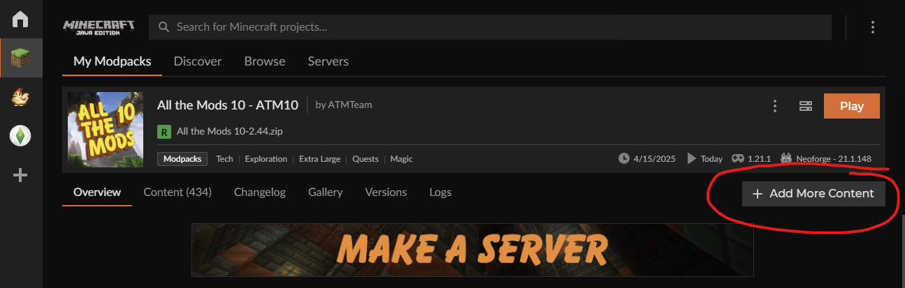 Add More Content Example